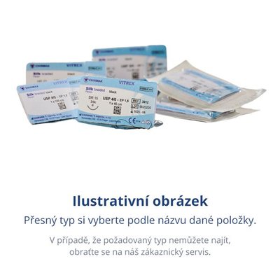 Silk BR black EP2 USP3/0, 3x45cm, 24ks