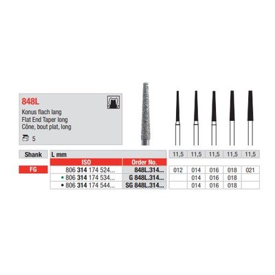 Diamant FG 848L.014 (5ks/bal)