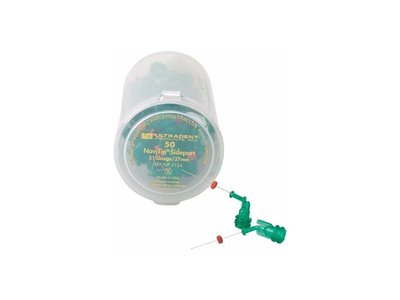 Kanyly NaviTip Sideport zelené 27 mm, 50 ks