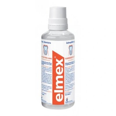 Elmex ústní voda bez alkoholu, 400 ml