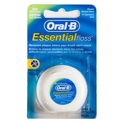 Essential floss Mint 50 m, 12 ks