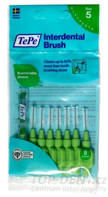 TePe ORIGINAL 5 mezizubní kartáčky 0,8 mm, 8ks