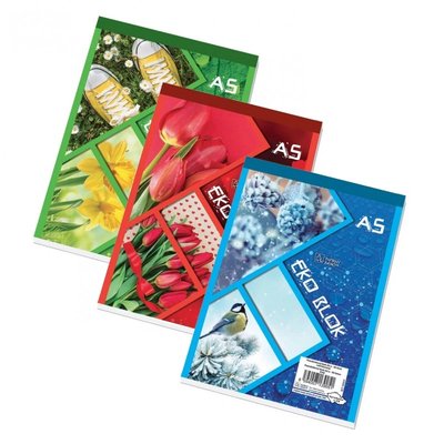 Blok poznámkový A5 recykl., 50 listů - Linka