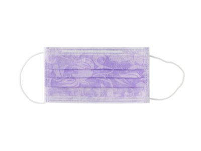 EURONDA Monoart ústenka FLORAL 3-vrstvá fialová 50ks