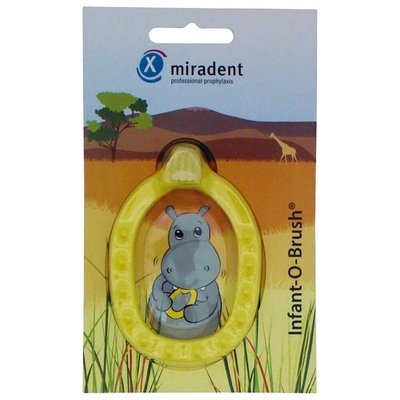Infant-O-Brush - výukový zubní kartáček, žlutý