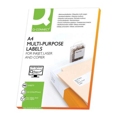 Etikety univerzální, bílé, 70 x 36 mm (bal.2400ks)