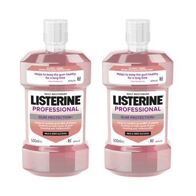 Listerine Professional Gum Protection+ ústní voda 2×500 ml