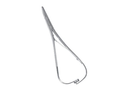 Jehelec Mathieu 14cm zahnutý