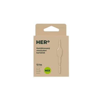 HERBADENT HERo Mezizubní Kartáčky MIX Velikostí 12ks
