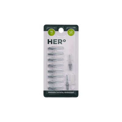 Herbadent HERo 1,2 mm náhradní mezizubní kartáček 10 ks