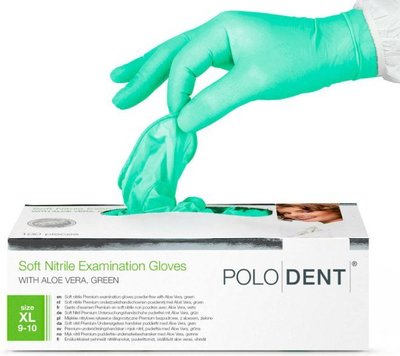 Rukavice Soft Nitrile Aloe Vera XL zelené