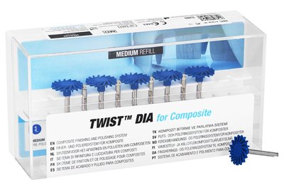 Clearfil Twist DIA 10 szt. Kuraray - medium - 14 mm