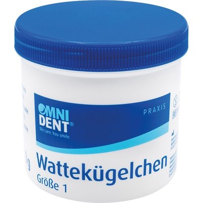 OMNIDENT Vatové Kuličky S1 Ø6,3mm 10g 1bal