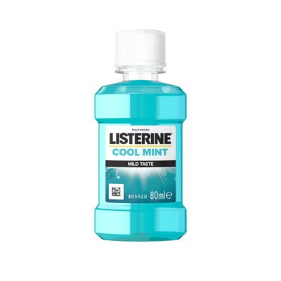 Listerine Cool Mint Mild Taste ústní voda 80 ml