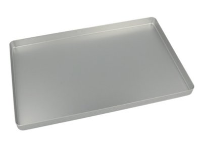 Euronda neperferovaná kazeta (tácek bez víka), 284 x 183 x 17mm, stříbrná (20620023)