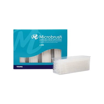 Microbrush Plus aplikátory 4x100ks Superfine bílé PSF400
