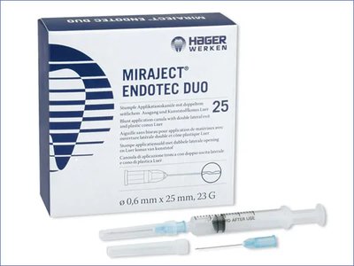 Miraject Endotec Duo 0,6x25 mm, 23G, 25ks