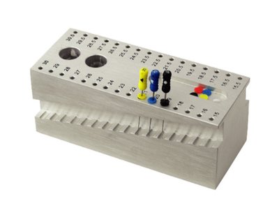 Endo měrka - velká pro měření nástrojů a čepů, 835-001