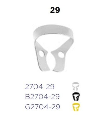Kofferdamová spona 29 - premolar