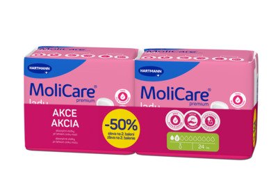 MoliCare premium lady 2 kapky duopack 2 × 12 ks
