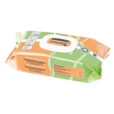 Mikrobac Virucidal Tissues bez obsahu alkoholu, 80 ks