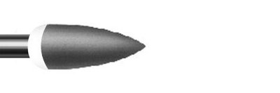 Leštící guma plamen D22mm 050, 94006F