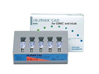 IVOCLAR - IPS e.max CAD for CEREC and inLab LT I12 1x5 blocks: