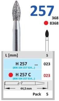 HORICO diamantové vrtáky - plamienok ISO23