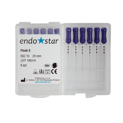Pilniki S 6 szt. Endostar - 06