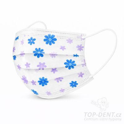 Premium Plus ústenka s potiskem F1 (květiny), 50ks