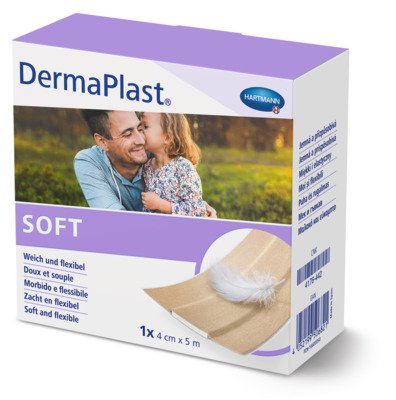 DermaPlast soft náplast z netkaného textilu 4 cm × 5m