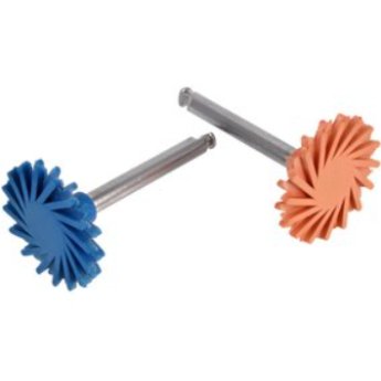 HS-diamantové leštící spirály na zirkon, průměr 14mm, oranžové, střední, 3ks