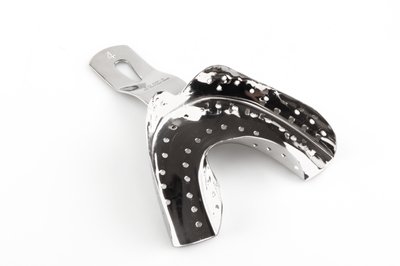 Łyżki wyciskowe perforowane bez rantu - 2D - dół "L"