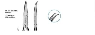 Chifa Kleszcze protetyczne Weingart delikatne 145mm KP-502-145-PMK