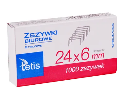 Zszywki 1000 szt. - 24 x 6