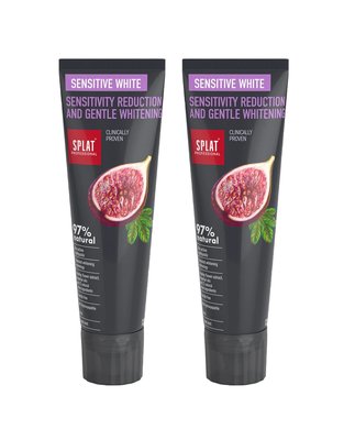 Splat Bio Professional Sensitive White zubní pasta 2x125 g