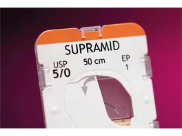 SUPRAMID - Packung 24 Stück schwarz, 3 x 50 cm, USP 2/0