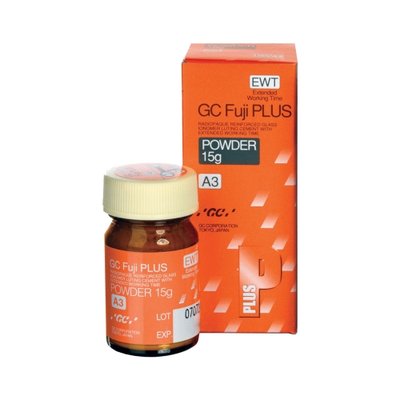 GC Fuji PLUS, 15 g prášek - EWT A3