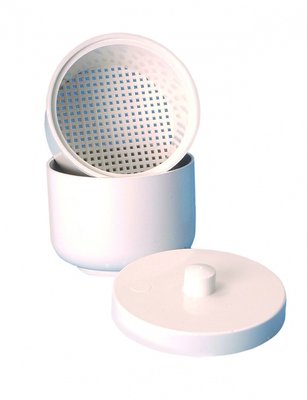 Dezinfekčná nádoba na vrtáky biela