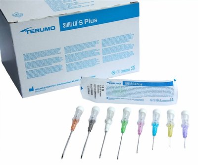 Kanyla SURFLO S - Plus I.V., 50 ks v balení - 18G 1,3 x 32 mm, zelená