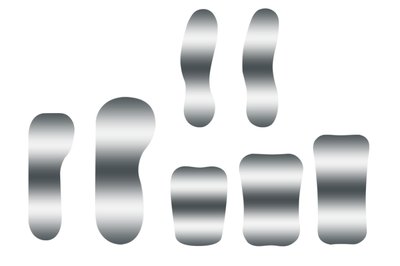 Lusterko fotograficzne szklane dwustronne 1 szt. - językowe duże - REF DD.470.021