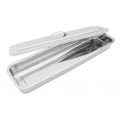 Nerezová krabička Medin steriliz. s víčkem 350 x 90 x 50 mm