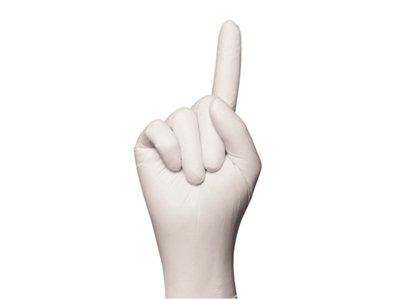 Rukavice NITRIL 100ks bílé vel. S