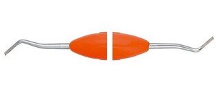 LM Ekskawator- trymer przydziąsłowy, mezjalny dwustronny 1,2mm jasnobrązowa ergonomiczna rękojeść