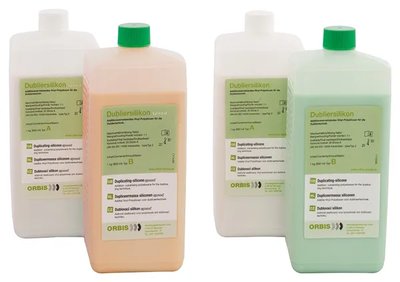 ORBIS Dublovací silikon standard, A + B, bílý/zelený, kanystr 2 × 6 kg