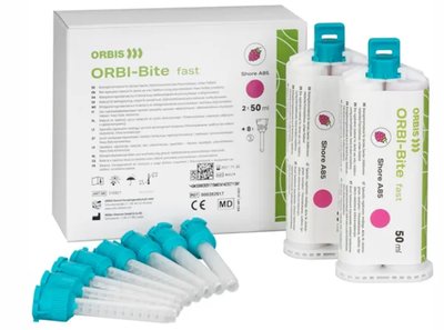 ORBIS Orbi-Bite kartuše 2x50ml,12míchacích kanyl, růžová malina