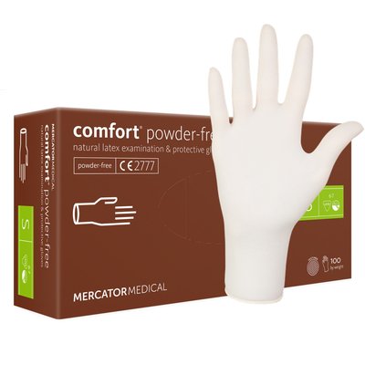 Rukavice Mercator Comfort latex bez pudru - M