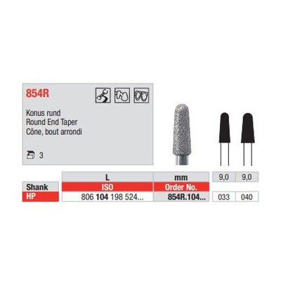 Diamant HP 854R.104.033 (3ks/bal)