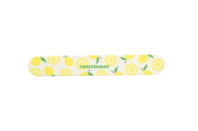 Tweezerman Nail File, pilník na nehty s pouzdrem s motivem citronů