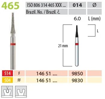 Brousek diamantovaný T 806.314.465.514.014